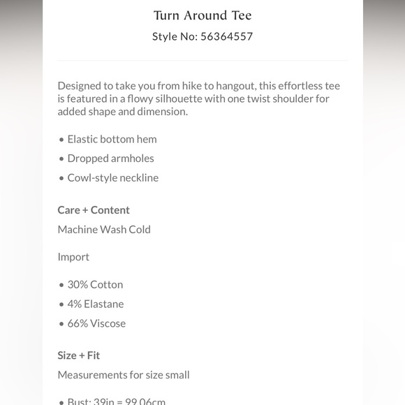 Free People Turn Around Tee white - Picture 6 of 6